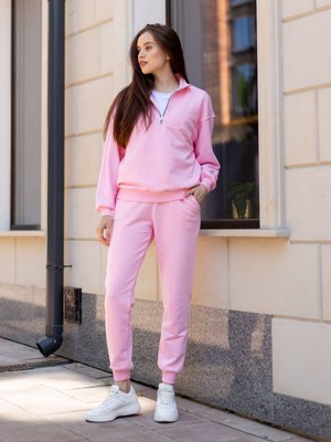 Спортивний костюм з тринитки жіночий ZIPPER REVER рожевий 01217992 фото