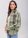 Рубашка oversize в клетку зеленая 01221594 фото 2